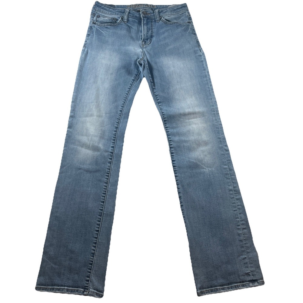 American Eagle Original Bootcut Jeans‎ Light Mens Size 30x32 Distressed Denim
